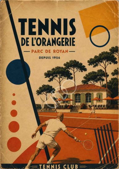 tennis de l' orangerie. Royan